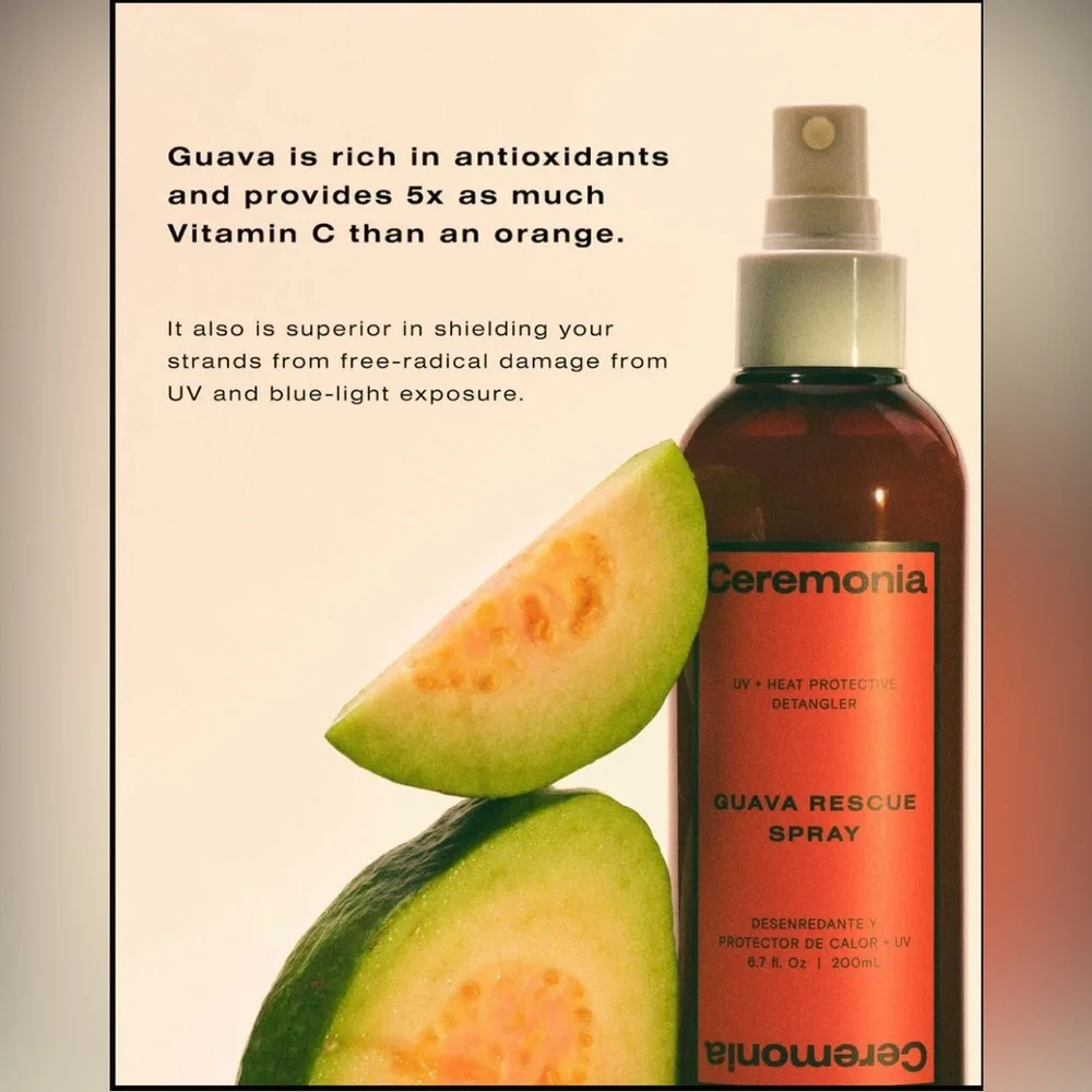Ceremonia Guava Rescue Spray Detangler & Heat Protectant
